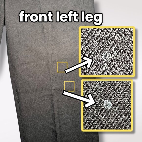 J Jill Black Cotton Stretch Pants Ankle Career Work Trousers Size 8 Petite - Picture 9 of 9